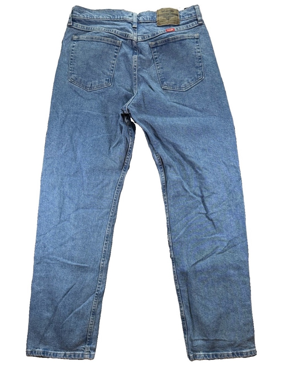 Wrangler Relaxed Fit Jeans Men's 32x32 Light Wash Denim Blue Western Workwear